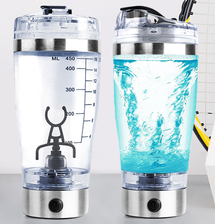 Electric protein shaker bottle ( blue )- VOLTRX – VOLTRX - FOR THE