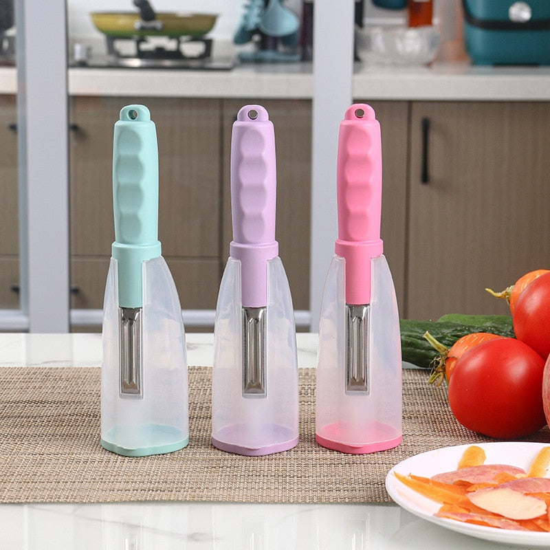 🔥 Hot Sale 🔥 Stainless Steel Multi-Functional Peeler With Container