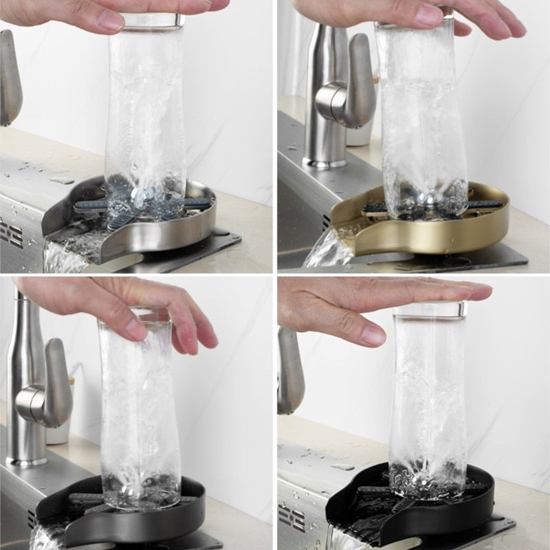 Kitchen Sink Cleaning Spray Glass Cup Washer High Pressure Cup Cleaner Tool